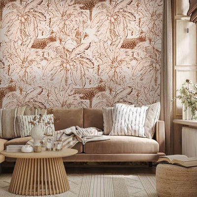 Papel Mural Jungla Peach