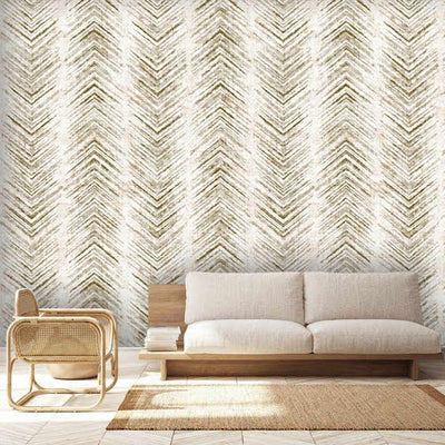 Papel Adhesivo Chevron Beige (Decovinil)