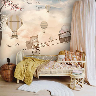 Papel Adhesivo Animalitos aviadores (Decovinil)