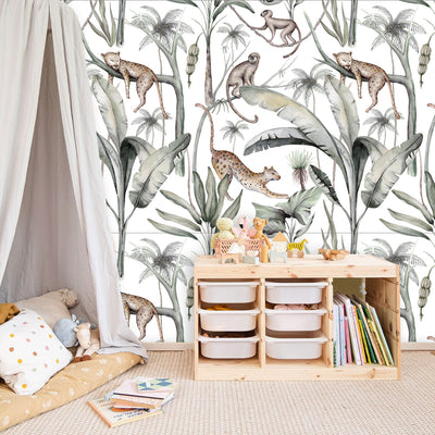 Papel Mural Leopardo