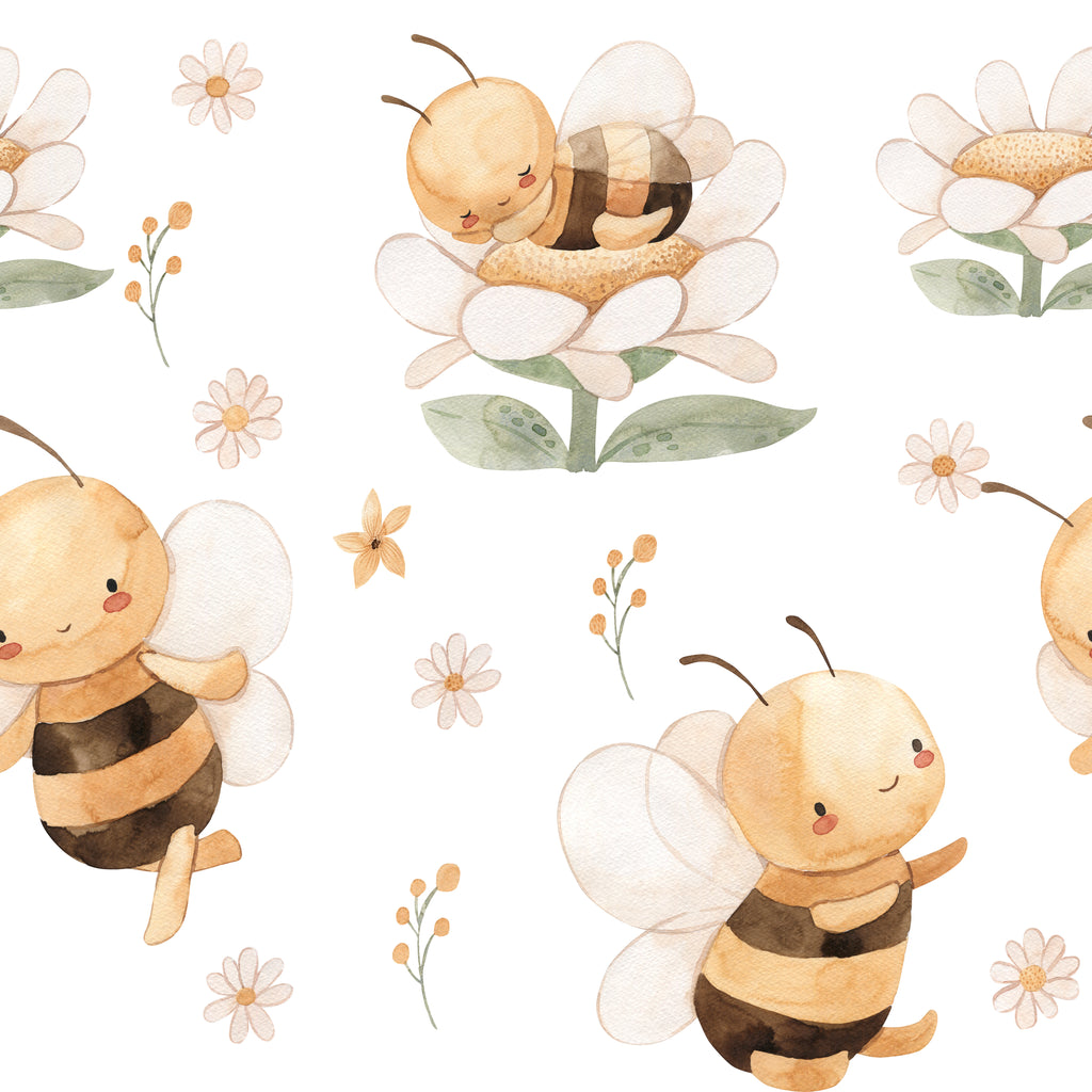 Papel Mural Abejitas