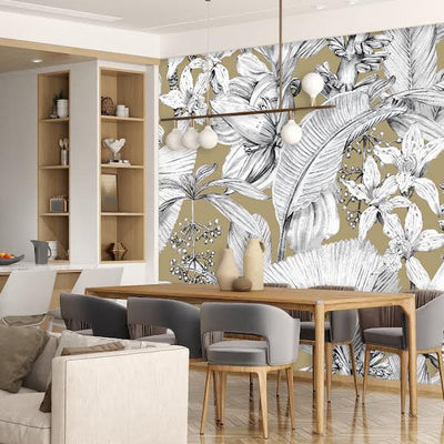 Papel Adhesivo Mostaza y grafito (Decovinil)