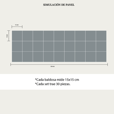 Mini azulejos Blue Lace