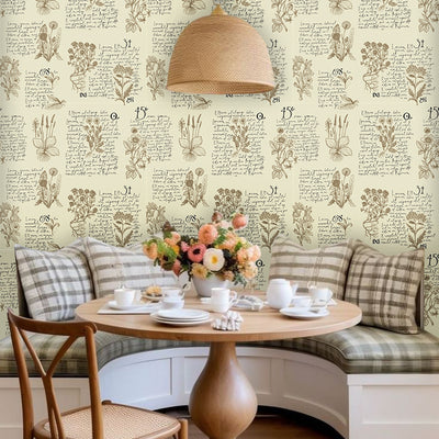 Papel Mural Herbolaria