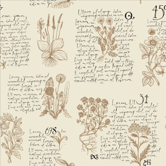 Papel Adhesivo Herbolaria (Decovinil)