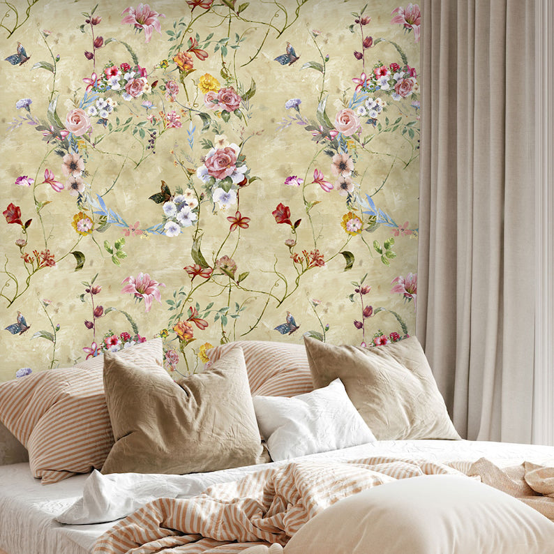 Papel AdhesivoSusurro floral (Decovinil)