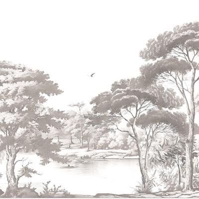 Papel Mural Santuario gris