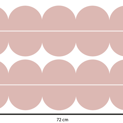 Cenefa adhesiva rosa