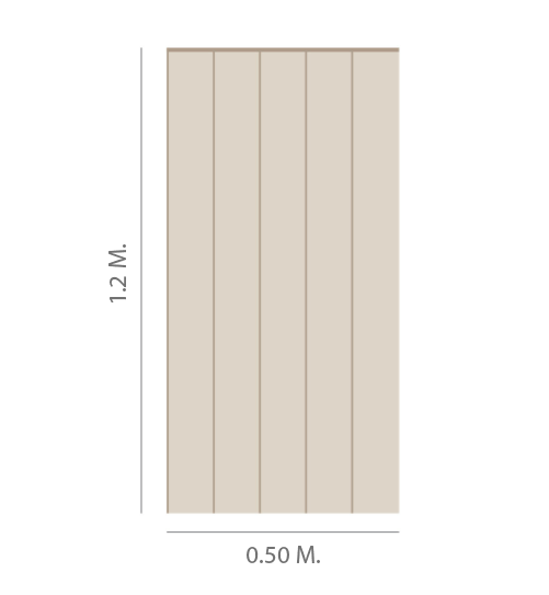 Sticker Moldura listada Artic