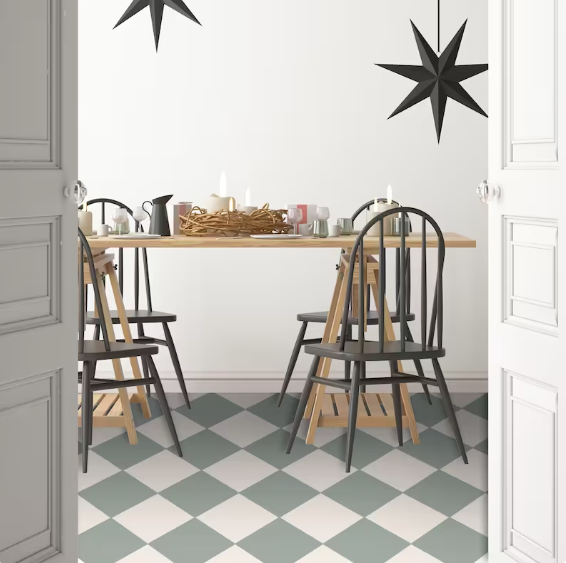 Azulejo Ajedrez Salvia