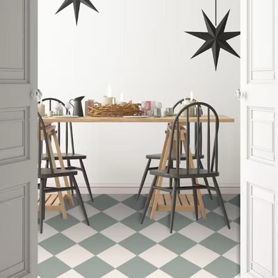 Azulejo Ajedrez Salvia