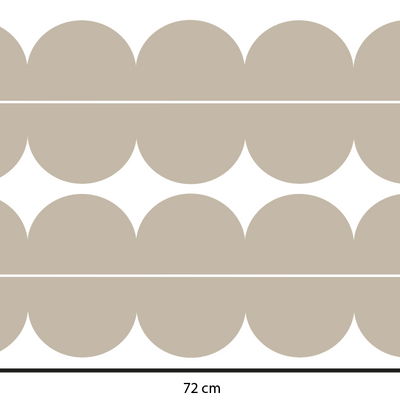 Cenefa adhesiva beige