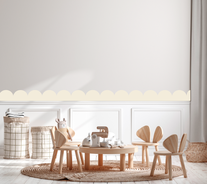 Cenefa adhesiva vainilla