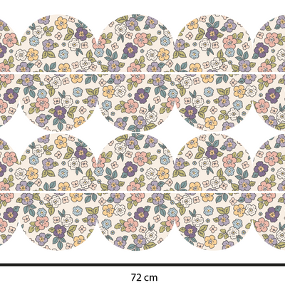 Cenefa adhesiva Liberty beige