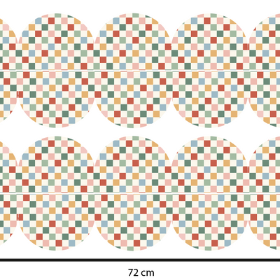 Cenefa adhesiva cuadros