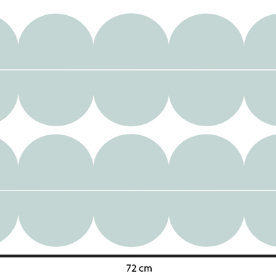 Cenefa adhesiva celeste