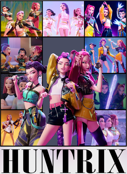 Sticker mural Kpop D Huntrix 1