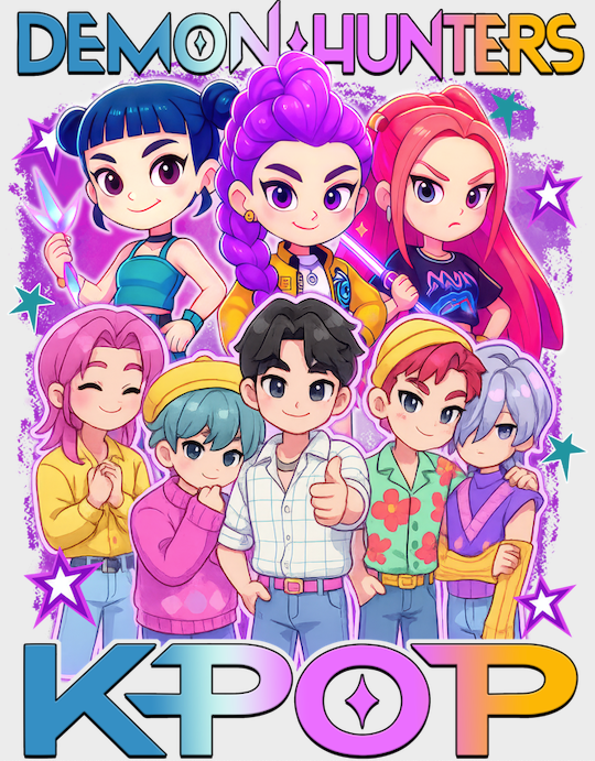 Sticker mural K-Pop D Huntrix 2