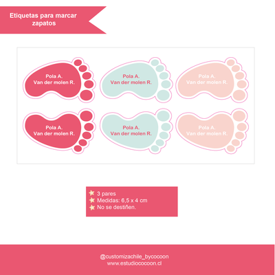 Etiquetas para ZAPATOS