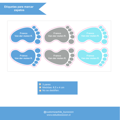 Etiquetas para ZAPATOS
