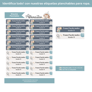 Etiquetas PLANCHABLES ROPA