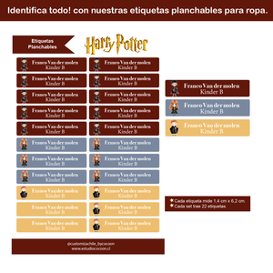Etiquetas PLANCHABLES ROPA