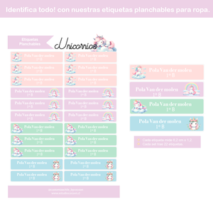 Etiquetas PLANCHABLES ROPA