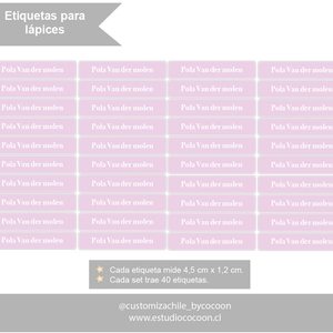 Etiquetas para LAPICES