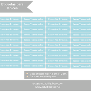 Etiquetas para LAPICES