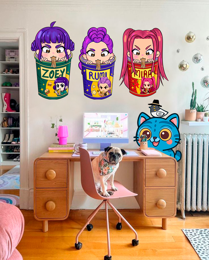 Sticker mural K-Pop D Huntrix 5