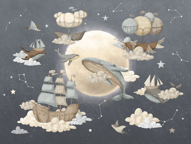 Papel mural Ballenas