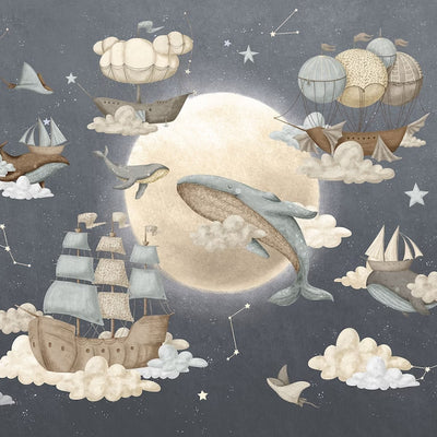 Papel Adhesivo Ballenas (Decovinil)