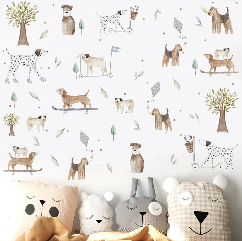 Papel Mural Perritos