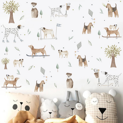 Papel Mural Perritos