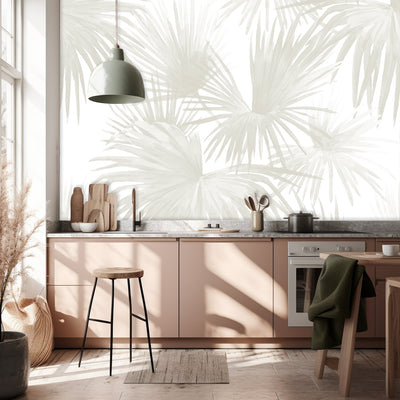 Papel Adhesivo  Beige Leaves (Decovinil)