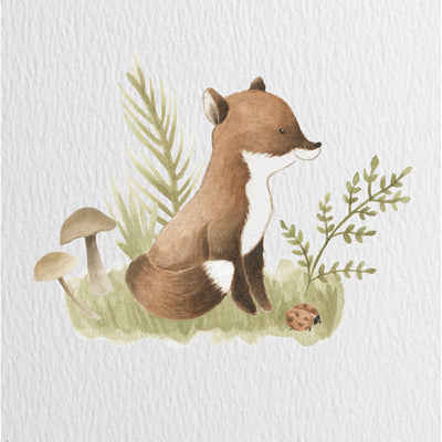 Lámina Decorativa Zorrito