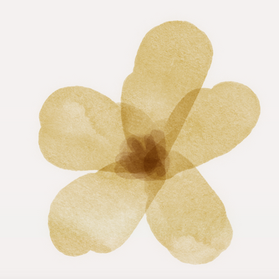 Set Stickers Flores Silvestres Amarillas