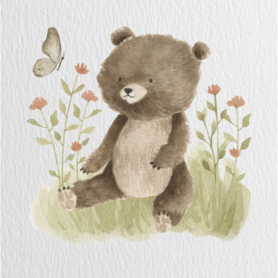 Lámina Decorativa Osito