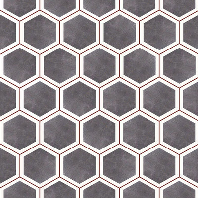 Azulejo Adhesivo Hexagon Gray