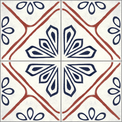 Azulejo Adhesivo Cotto rosso