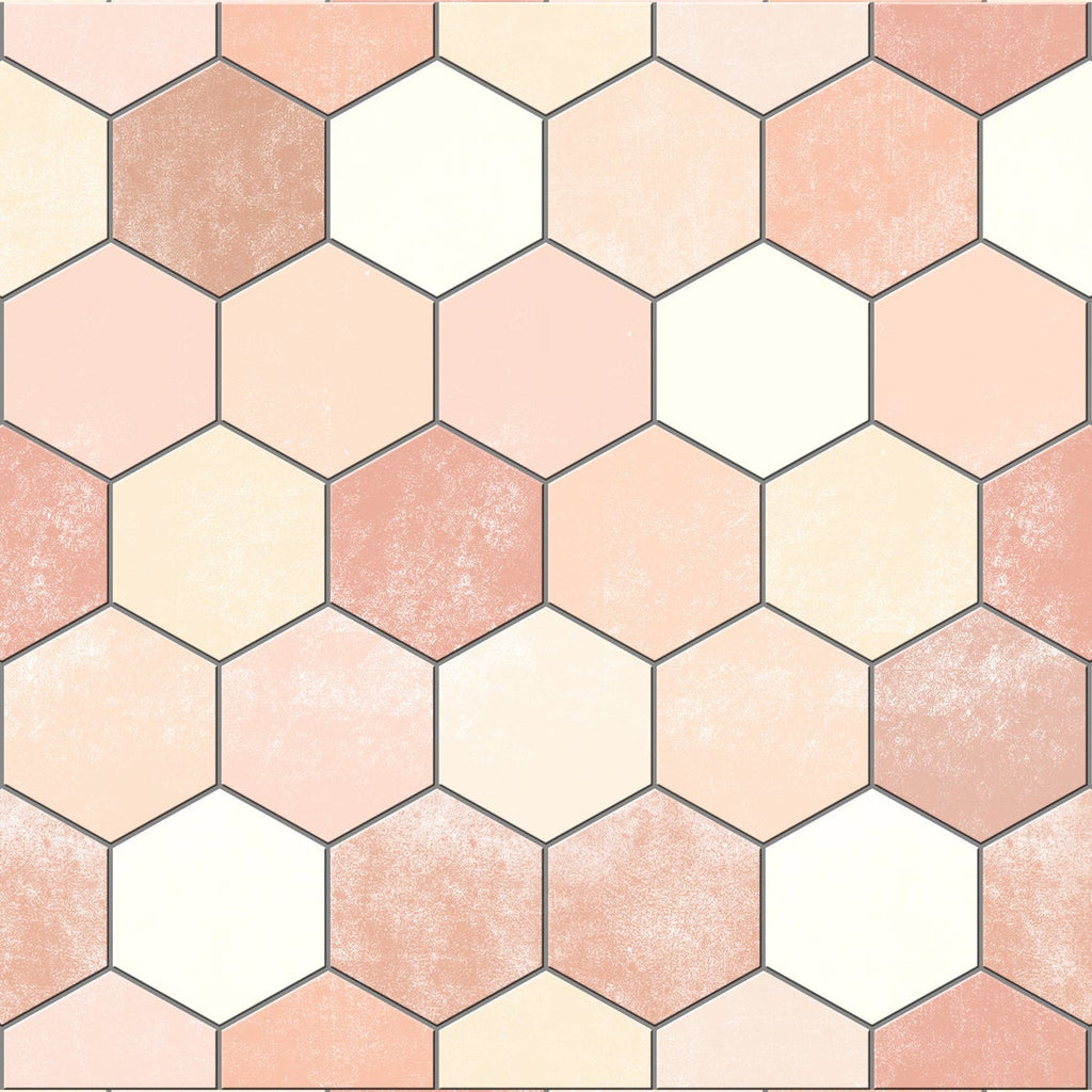 Azulejo Adhesivo Hexagon line