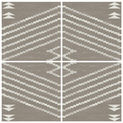 Azulejo Adhesivo Geo cieli brown