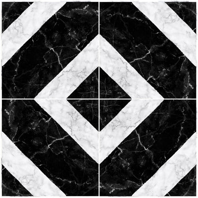 Azulejo Adhesivo Dark Marble Diamond