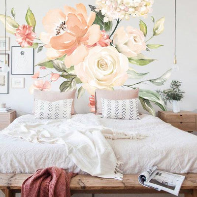 Diseño floral acuarela claro