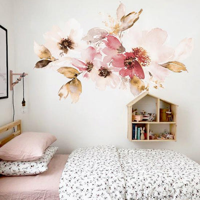 Diseño floral acuarela