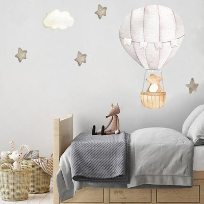 Oso en globo y lunita