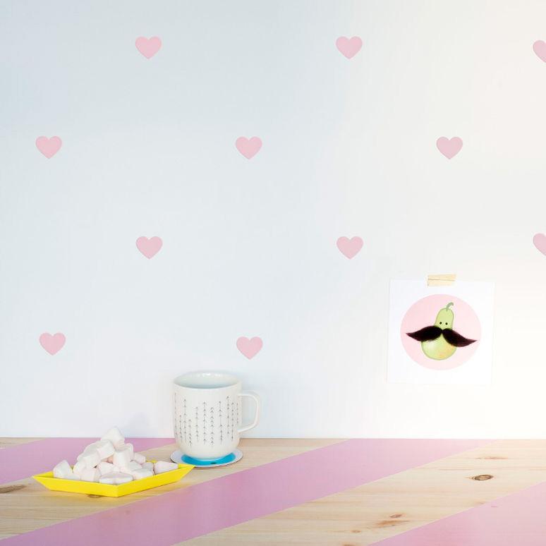 Set de Stickers Corazones