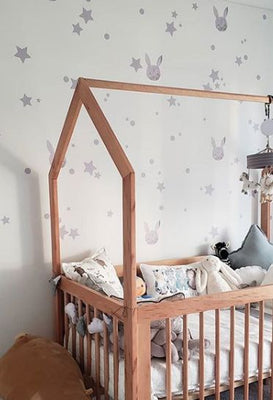 Set de Stickers Conejo y Estrellas