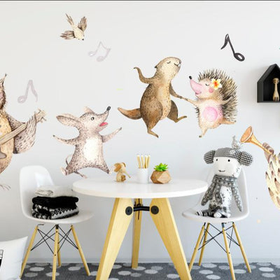 Set de Stickers Fiesta animales