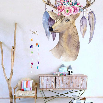 Cabeza de venado watercolor